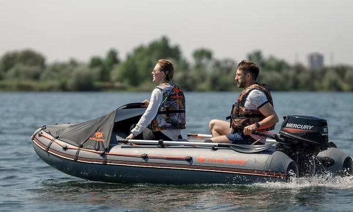 Надувний човен Kolibri КМ-330XL темно-сірий 3071615750 фото
