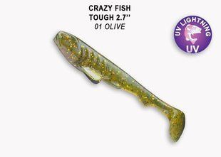 Силіконова приманка Crazy Fish Tough 2.8" 59-70-10d-6 фото