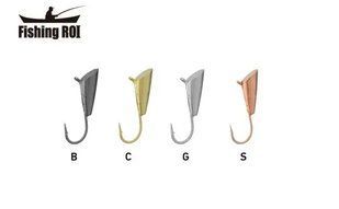 Мормишка вольфрамова Fishing ROI Конус з вушком 2,5mm 0,4gr 400-47-25-B фото