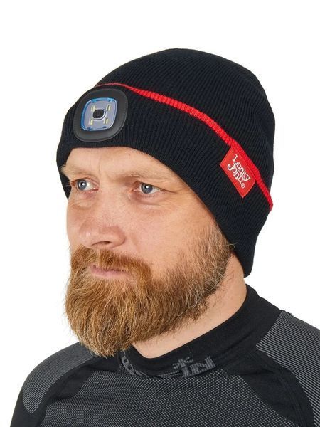Шапка в'язана Lucky John DROP LED (акрил, знімний ліхтарик) 302776-04XL фото