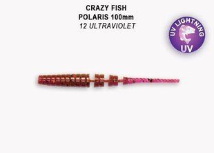 Силіконова приманка Crazy Fish Polaris 4" плаваючі 38-100-9d-6-F фото