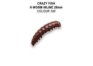 Силіконова приманка Crazy Fish MF H-Worm inline 1.1" плаваючі 63-28-6-9-EF фото