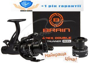 Котушка Brain Apex Double 3000 Screw Handle 1858.45.20 фото