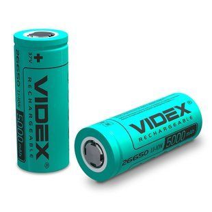 Акумулятор Videx Li-ion 26650 (без захисту) 5000mAh bulk/1шт 26650/5000/1B фото