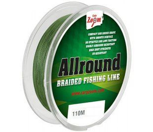 Шнур Carp Zoom Allround Braided Fishing Line (green) 110m 0.16 мм 10.87 кг CZ7541 фото