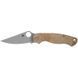 Ніж Spyderco Para 3 CPM Cru-Wear Micarta Brown 87.16.64  фото