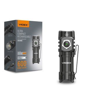 Портативный светодиодный фонарик A055 VIDEX 600Lm 5700K VLF-A055 фото