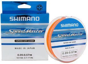 Шоклідер Shimano Speedmaster Tapered Surf Leader 10X15m 2266.79.20 фото