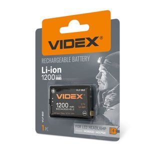 Акумулятор Videx Li-ion VLF-B12 (захист) 1200mAh 1шт BLISTER VLF-B12 фото