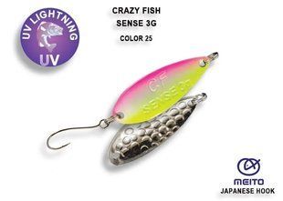 Коливаюча блешня Crazy Fish Sense 3 SENSE-3-93 фото