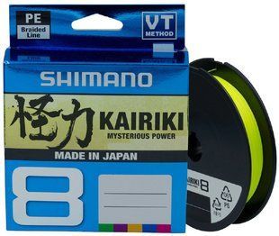 Шнур Shimano Kairiki 8 PE (Yellow) 2266.97.03 фото
