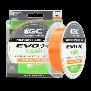 Волосінь GC Evo-X Carp 300м Sicilian Orange 4039165 фото