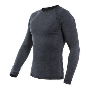 Термофутболка SENSOR MERINO BOLD з довгим рукавом чоловіча сіра 22200040-04 фото