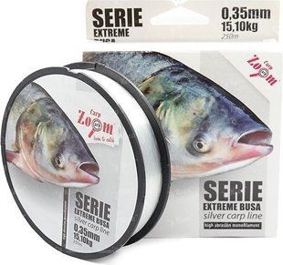 Волосінь Carp Zoom Extreme Busa Silver Carp (0.4mm 250m 18.9kg) CZ2163 фото