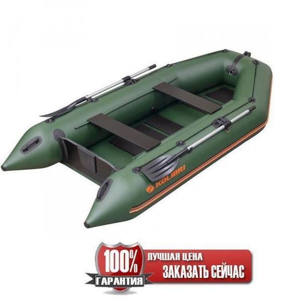 Надувний човен Kolibri КМ-300 зелений 64431085 фото