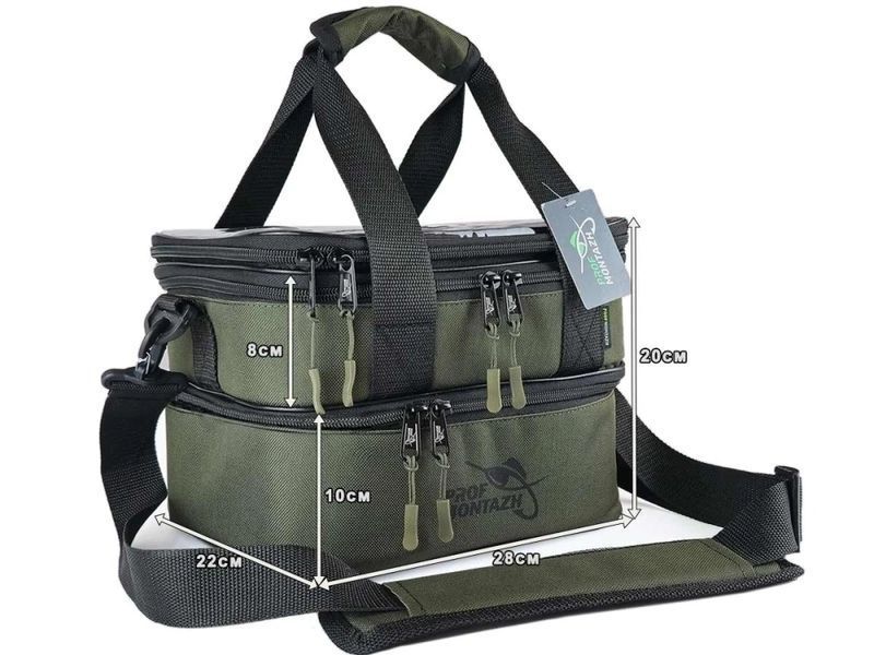 Двойная сумка с поводочницей PROFMONTAZH Double-Bag Mini AMN122694 фото