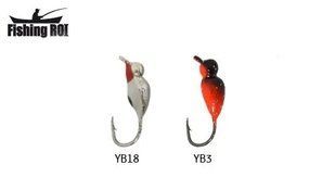Мормишка вольфрамова Fishing ROI Німфа з вушком 5mm 1,12gr 400-45-5-Y-YB3 фото