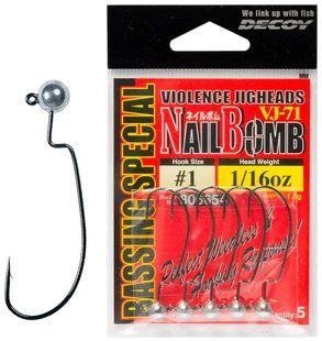 Джиг-голівка Decoy Nail Bomb VJ-71 1562.00.27 фото