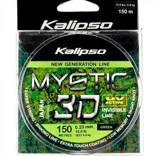 Волосінь Kalipso Mystic 3D Green 150m 40060370 фото
