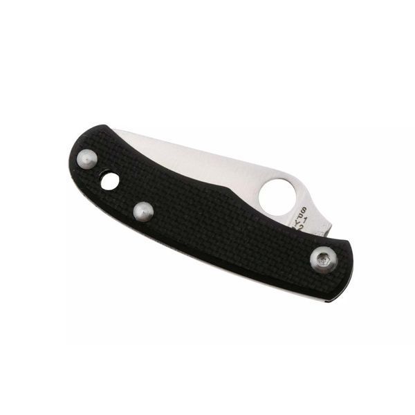 Ніж Spyderco Grasshopper 12C27 G-10 Black 87.16.78  фото