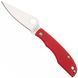 Ніж Spyderco Grasshopper 12C27 G-10 Red 87.16.80  фото