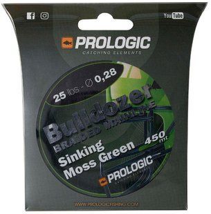Шнур Prologic Bulldozer Braid 450m (Camo Green) 0.28 mm 25lb/11.3 kg 1846.12.41 фото