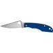 Ніж Spyderco Grasshopper 12C27 G-10 Blue 87.16.79 фото