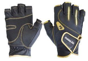 Рукавичка спінінгіста Fishing ROI WK-04 black-gold (б/пальц.) 301-WK-04-2XL-5 фото