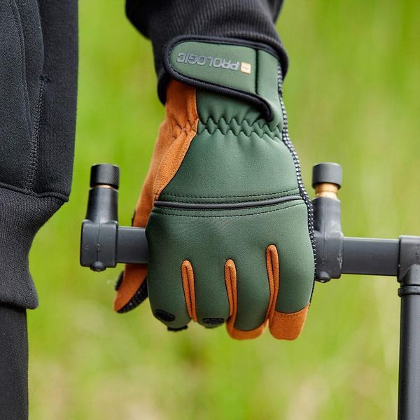 Рукавиці Prologic Neoprene Grip Glove Green/Black 1846.17.87 фото