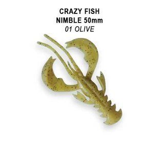 Силіконова приманка Crazy Fish Nimble 2" 50-50-98-6 фото