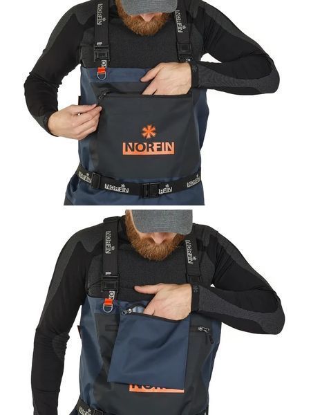 Напівкомбінезон забродний мембранний Norfin PILOT BOOTFOOT 18000мм (чоботи) 82231-45 (XL) фото
