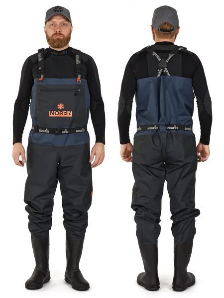 Напівкомбінезон забродний мембранний Norfin PILOT BOOTFOOT 18000мм (чоботи) 82231-45 (XL) фото