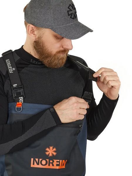Напівкомбінезон забродний мембранний Norfin PILOT BOOTFOOT 18000мм (чоботи) 82231-45 (XL) фото
