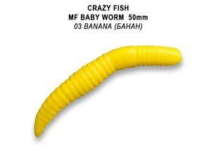 Силіконова приманка Crazy Fish MF Baby worm 2" 66-50-77-7 фото