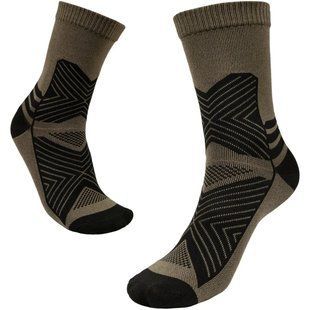 Шкарпетки літні Tribe Trekking Summer Long, olive T-KB-0016-olive-44-46 фото