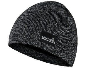 Шапка в'язана світловідбиваюча Norfin KOBOLD REFLECTIVE (100% акрил / підкл.фліс / чорна) 302748-XL фото