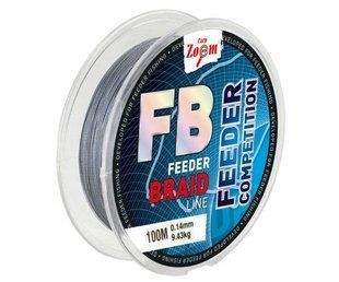 Шнур Carp Zoom Feeder Braid line (light grey) 0.12mm 6.30kg 100m CZ0221 фото