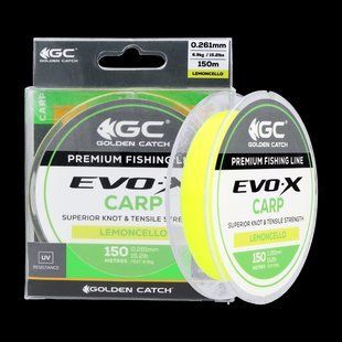 Волосінь GC Evo-X Carp 150м Lemoncello 4039135 фото