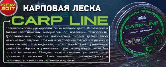 Волосінь Fishing ROI Dark Green Carp Line 350m 152-11-309 фото