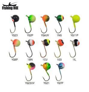 Мормишка вольфрамова Fishing ROI Шар з вушком фарб. 3mm 0,28gr 400-28-3-YQ7P фото