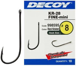 Крючок Decoy KR-28 Fine Mini 1562.03.26 фото
