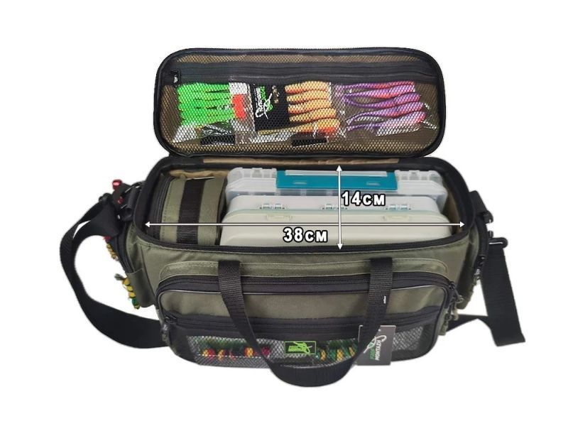 Сумка PROFMONTAZH Lures&Rigs для рыбалки (47х22х22см) AMN122631 фото