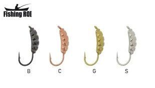 Мормишка вольфрамова Fishing ROI Опариш з вушком 2,5mm 0,25gr 400-42-25-Y-S46 фото